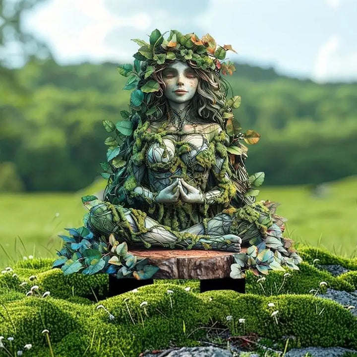 Tree Elfs Garden Stake Fairy Garden Stake Decoration Acrylic Yard Sign 2D Flat Spring Lawn Signs Garden Yard Lawn Decoration