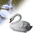 Swan Figurine Floating Funny Ornament Garden Pond Floating Swan Decor Float Swan for Courtyard Swan Statue Funny Ornament