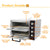 Pizza Oven Commercial Electric Food Baking Equipment Stainless Steel Single And Double Layer Can Bake 9 "/12" Roast