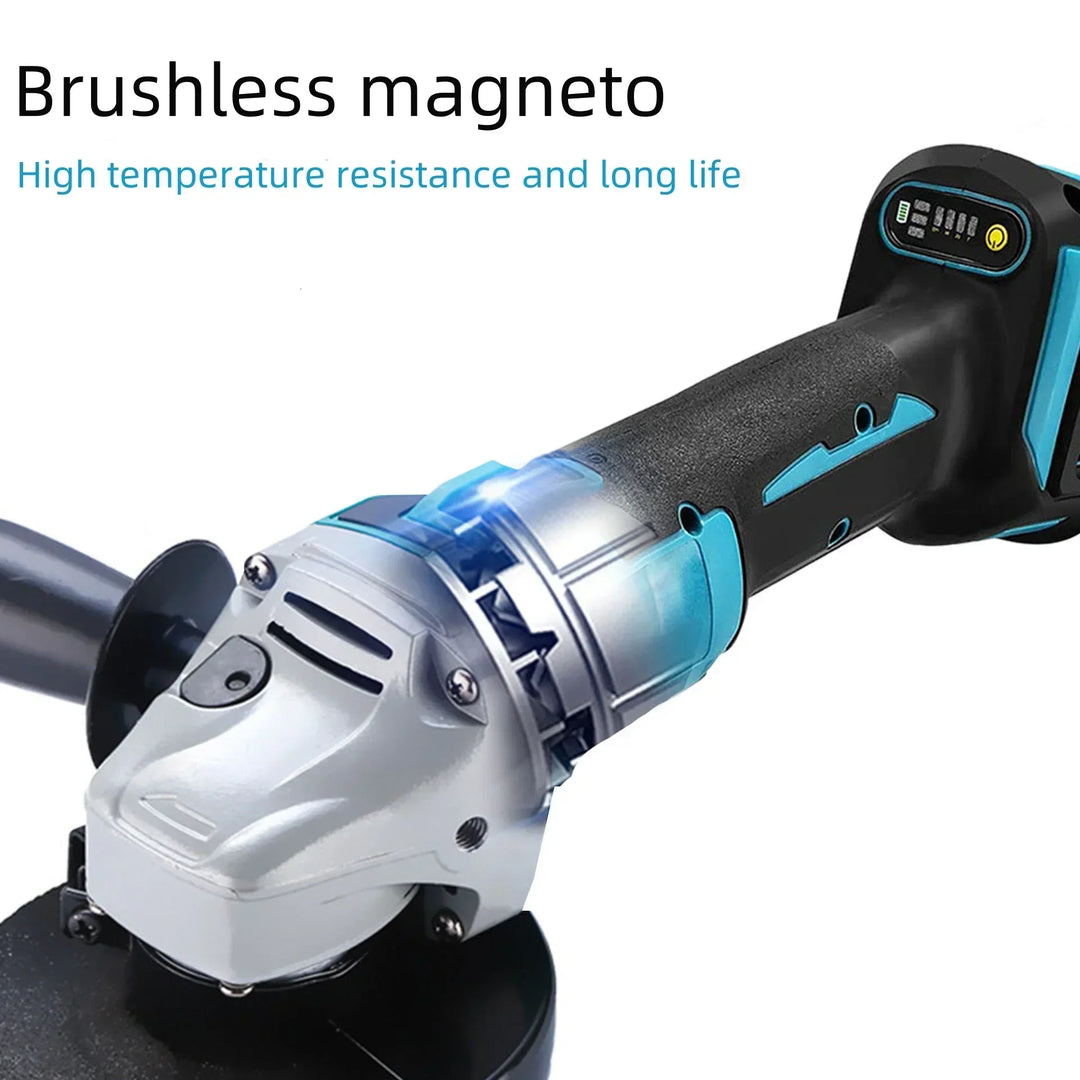 Makita DGA404 18V Brushless Electric Angle Grinder 125mm Cordless Grinder Metal Wood Grinding Polishing Cutting Power Tool