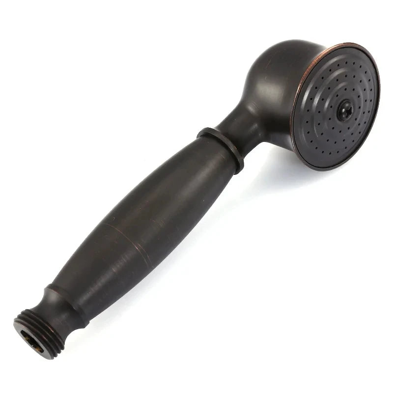 Brass&Porcelain Bathroom Hand Shower Head Rainfall Shower Faucet  Bracket Shower Hose