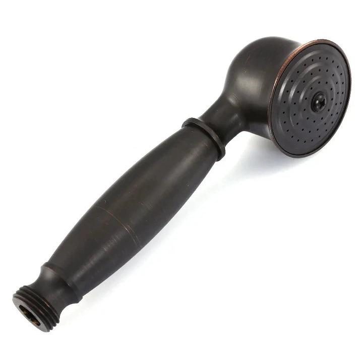 Brass&Porcelain Bathroom Hand Shower Head Rainfall Shower Faucet  Bracket Shower Hose