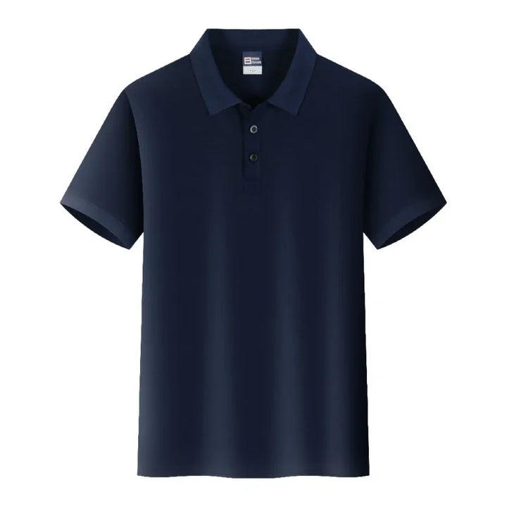 custom logo Summer New Men Polo Shirt  Short-sleeved Casual Solid Tops Custom Printing Your Own Design Photo or Logo Women Polos