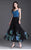 Thin Chinese Style Floral Chiffon Wide Leg Pants Women Tie Die Printed Button Loose High Waist Vintage Straight Trousers