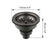 KEMAIDI Kitchen Sink Drain Strainer Stainless Steel Pop Up Sink Stopper Anti-Clogging Sink Food Catcher Basket Odor Filter Sink