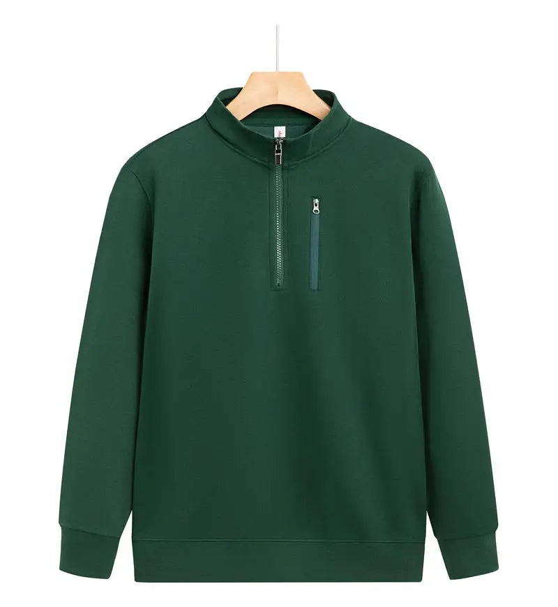 customized LOGO New Men's Sweatshirt Arm Zipper Men's Pocket Zipper Long Sleeve Casual Sports Shirt LS-GT2519