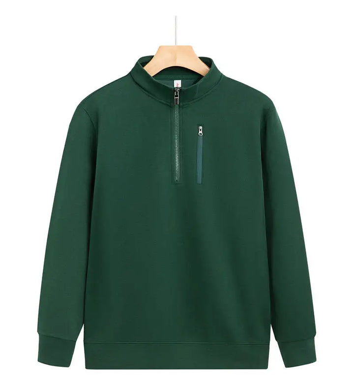 customized LOGO New Men's Sweatshirt Arm Zipper Men's Pocket Zipper Long Sleeve Casual Sports Shirt LS-GT2519