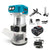 6 Speeds Brushless Hand  Electric Trimmer Cordless Wood Router Woodworking Engraving Slotting Power Tool for Makita 18V Battery