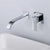 Matt Black & Chrome Brass Wall Mounted Basin Water Mixer Bathroom Quality Brass Single Handle Faucet Black Hot and Cold Tapware