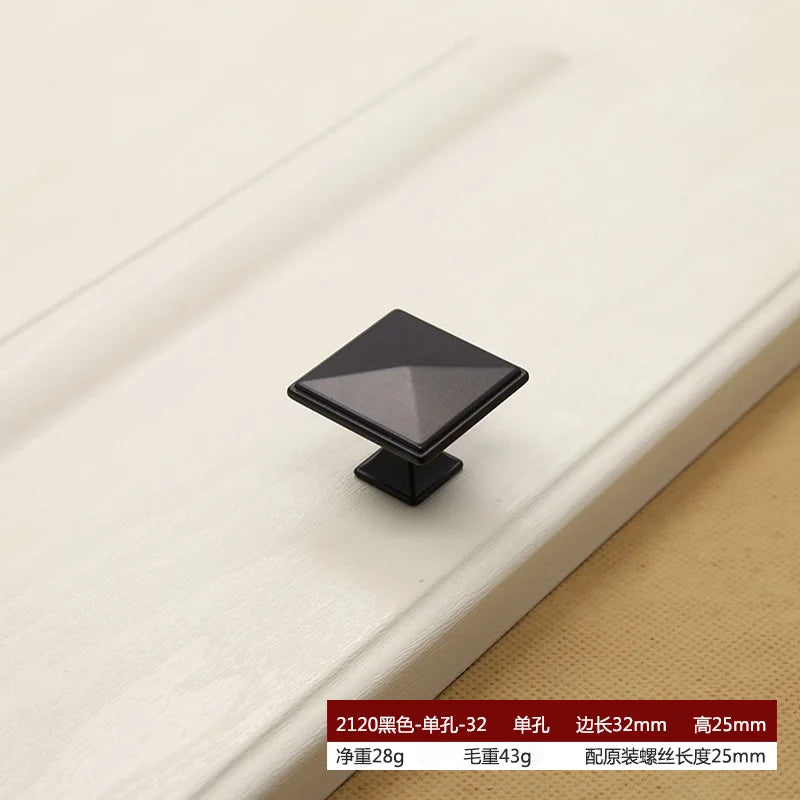 American Style Piano Black Hardware Cabinet Knob Handle European Style Garden Cabinet handle  Cabinet Knob Door Pull
