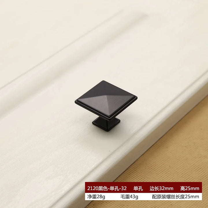 American Style Piano Black Hardware Cabinet Knob Handle European Style Garden Cabinet handle  Cabinet Knob Door Pull