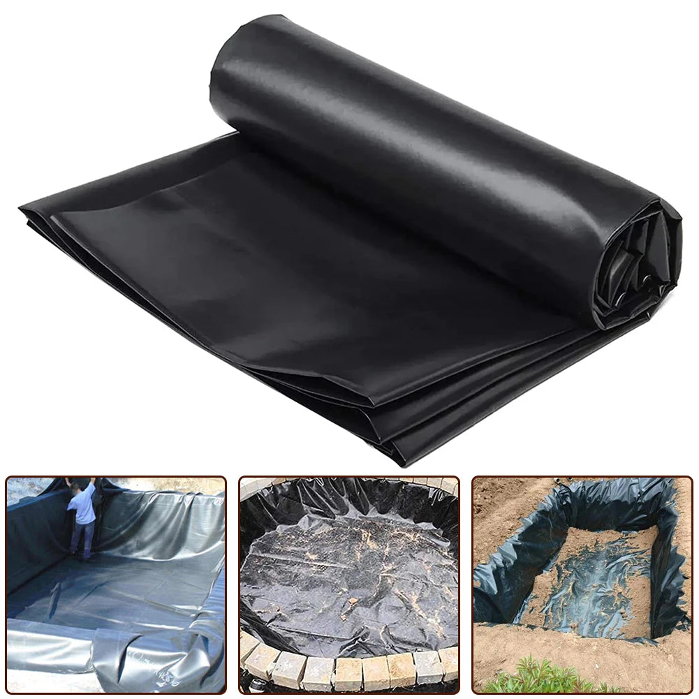 Pond Liner Premium Heavy Duty Pond Liner For Garden Ponds Fountains Waterfalls Fish Ponds for Protective Pond Environment