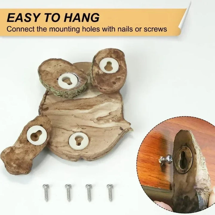 Outdoor Tree Face Statues Old Man Tree Hugger Bark Ghost Face  Funny Yard Art Tree Decor Outdoor Garden
