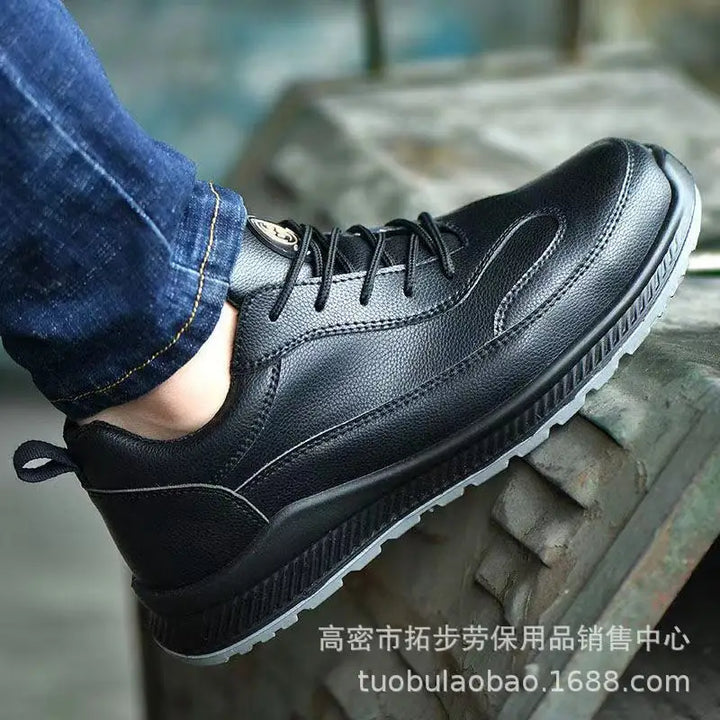 Insulated Safety Work Shoes Electrician Anti-impact Wear-resistant Injection Moulded Sole Breathable Protective Labor Protection