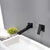 BAKALA Wash Basin Bathroom Faucet Hot And Cold Water Wall Mount Mixer Sink Tap Swivel Spout