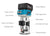 6 Speeds Brushless Hand  Electric Trimmer Cordless Wood Router Woodworking Engraving Slotting Power Tool for Makita 18V Battery