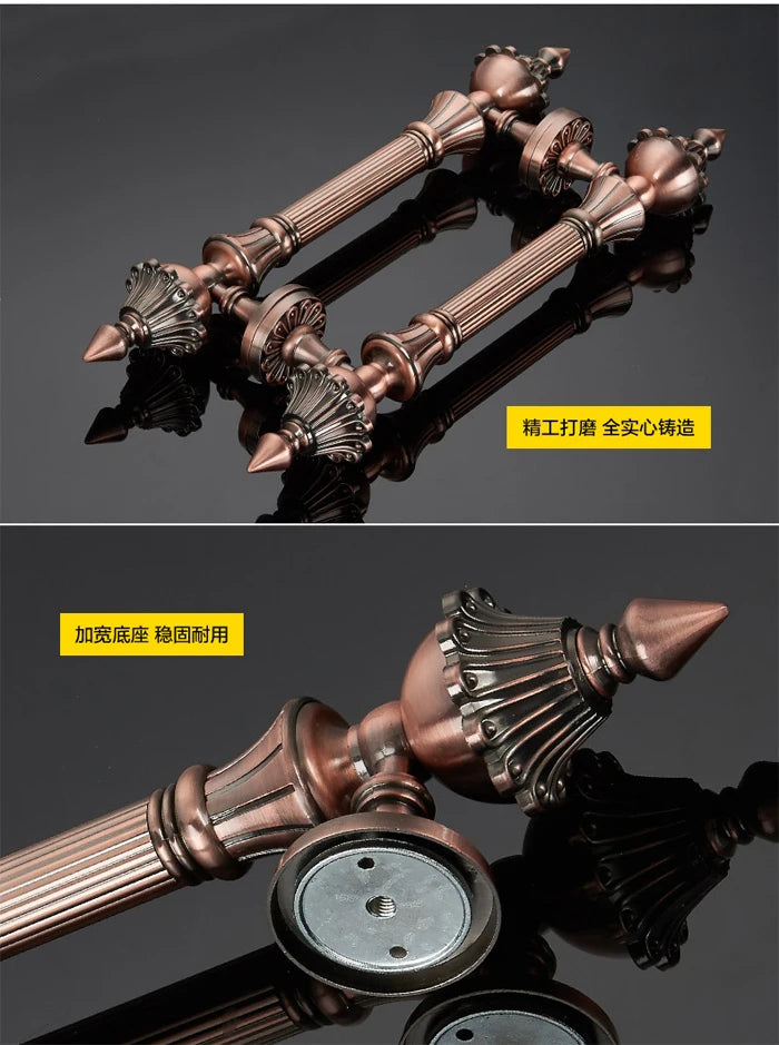 1pcs High Quality European Villa Hotel Entrance Gate Door Handle Glass KTV/hotel Wood Door Handles  Furniture Hardware .