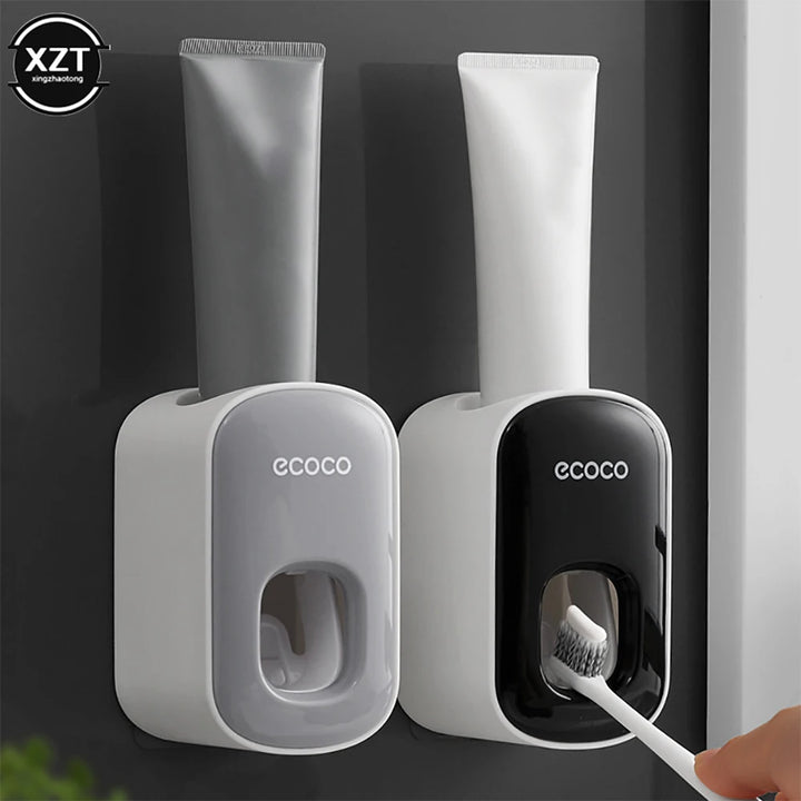 Wall Mount Automatic Toothpaste Dispenser Bathroom Accessories Set Toothpaste Squeezer Dispenser