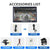 MJDOUD 7 Inch Car Rear View Camera Monitor for Truck Parking Display 9-36V HD Reversing Camera with Screen 1024*600 Universal