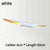 SANDYHA Modern Home Decoration Hanging Chandelier Creative Design Aluminum Tube Oblique Mouth Led Lamp