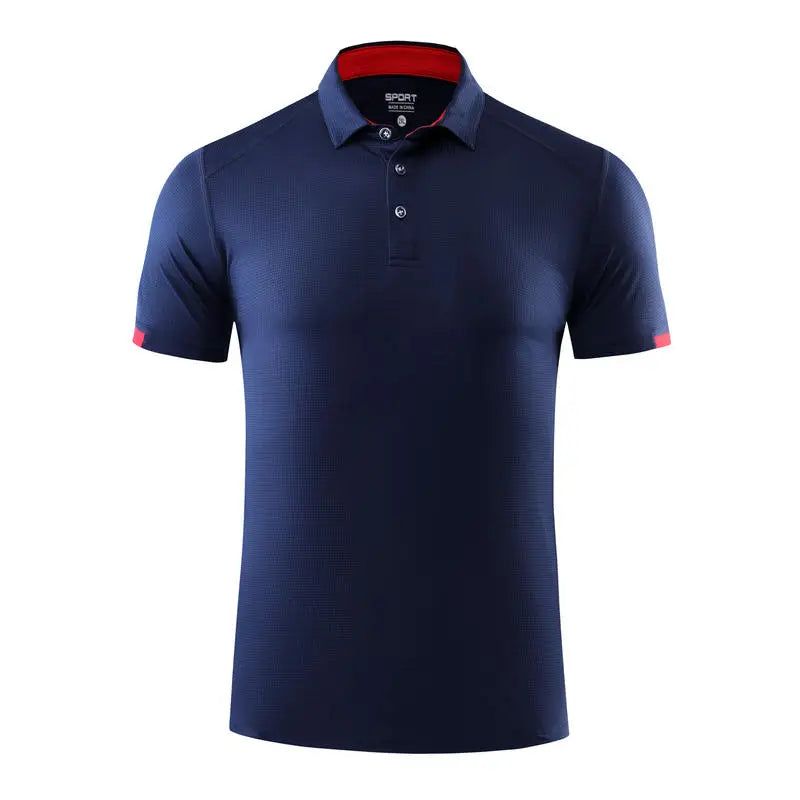 Quick-drying sports polo shirt custom printed company brand logo casual short-sleeved polo embroidery print shirt T-shirt 4XL