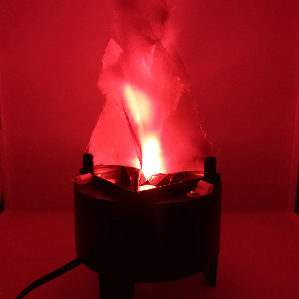 Led Fake Flame Lamp Mini 3D Flickering Fire Flame Light Electronic Night Light EU/US/UK/AU Plug  Indoor Decoration for Halloween