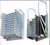 Outdoor Wall-mounted Telescopic Step Ladder carbon steel Lift Ladders for Home Indoor Space-saving Attic Telescopic Staircase