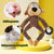 Pet Soothing Toys Dog Making Noise Squeaky  Bear Shaped Plaything Pets Wear Resistant Teeth Cleaning Toy
