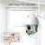 YCC365 Plus WIFI Camera Wireless Outdoor IP Security Protection Two Way Audio 1080P PTZ Tilt Speed Dome Surveillance CCTV Camera