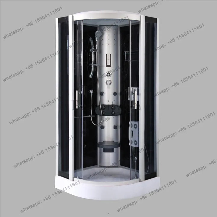 Manufacturers supply multi-functional integral shower room dry and wet separation bathroom tempered glass