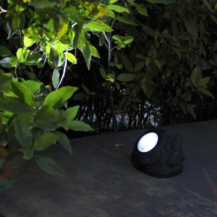 New Solar Outdoor Decorative Atmosphere Stone Light Artificial Stone LED Waterproof Light Suitable for Garden Landscape Road