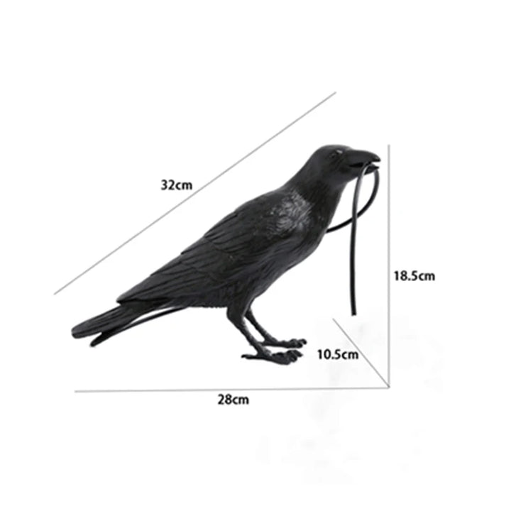 Modern Lucky Bird Table Lamp Bedroom Bedside Living Room Table Lights Resin/Fixture Wall Lamp