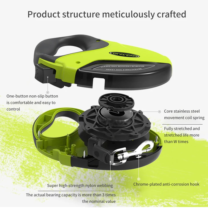 5M Dog Leash Automatic Retractable Walking Running Leads Durable Leash Cat Leashes Extending Dogs for Large Medium Dogs Puppy