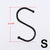 3/10pcs Stainless Steel S-Shape Hook Multi-function Kitchen Bedroom Railing S Hanger Clasp Holder Hooks Hanging Clothes Rack