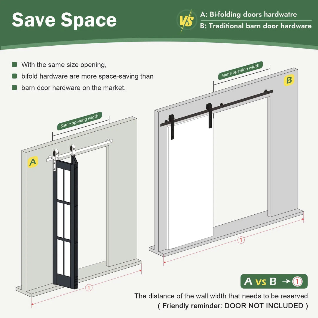 Hardware Kit Folding Barn Sliding Door
