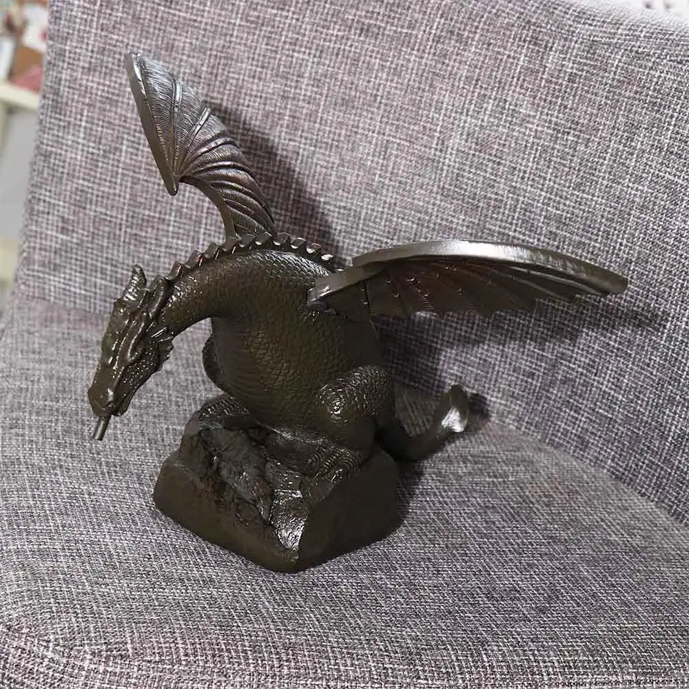 Realistic Garden  Spray  Resin Water Spray Dragon Staue Outdoor Decoration