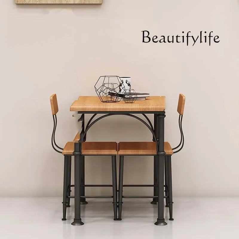 JB Light Luxury Dining Table Kitchen Unique Wooden Space Saving Modern Tables Conference Side Small Mesas De Comedor Furniture