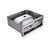 Bathroom wall mounted 304 Stainless steel  sqaure basin with faucet set