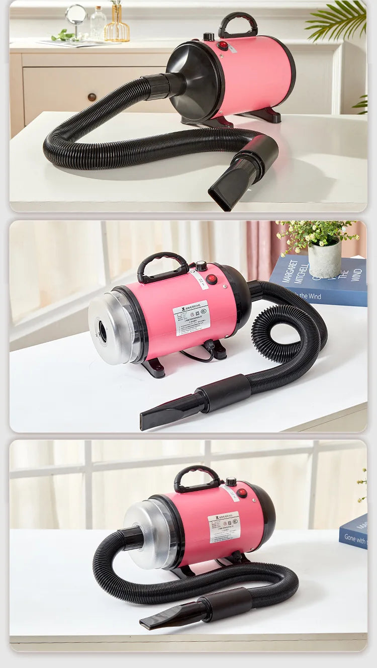 2800W Pet Grooming Dryer Adjustable Speed Temperature Control Dog Blow Dryer Quick drying high power Pet Cat Dog Bath Hair Dryer