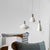 SANDYHA Black White Pendant Lights Lustres Para Sala De Jantar Lamp for Bedroom Lampe Chevet Hanglamp Salon Plafond Chandeliers