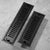 Black Floor Drain 304 Stainless Steel Shower Drain Long Strip Odor Proof Bathroom Floor Drainage Large Displacement