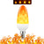 USB E14 E27 B22 Led Simulated Flame Bulbs 9W AC85-265V Luces Home Electronic Accessories Lamp Flame light Effect Bulbs Lampada