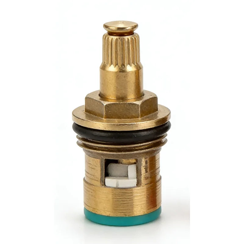 1/2pc Universal Replacement Tap Valves Brass Ceramic Disc Cartridge Inner Faucet Valve for Bathroom, Clockwise or Anti-clockwise