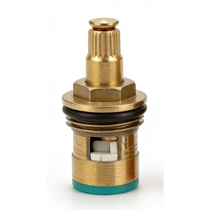 1/2pc Universal Replacement Tap Valves Brass Ceramic Disc Cartridge Inner Faucet Valve for Bathroom, Clockwise or Anti-clockwise