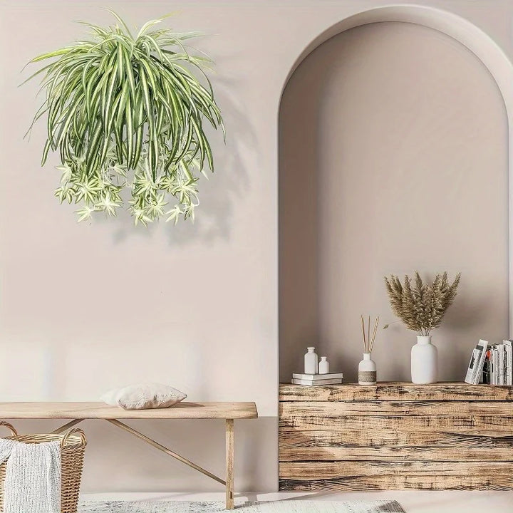 Simulation 5-pronged Phnom Penh Spider Plant Wedding Scene Layout Plant Wall Accessories Bunch Fake Flowers Home Decoration