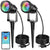 1PC 15W Bluetooth LED Landscape Light RGB Outdoor Garden Spotlights IP65 Waterproof Lawn Light Spotlights For Pathway Patio Yard