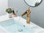 Antique Brass Basin Faucet Waterfall Bathroom Faucet Single Handle Basin Mixer Tap Deck Mounted One Hole Bronze Black Tap