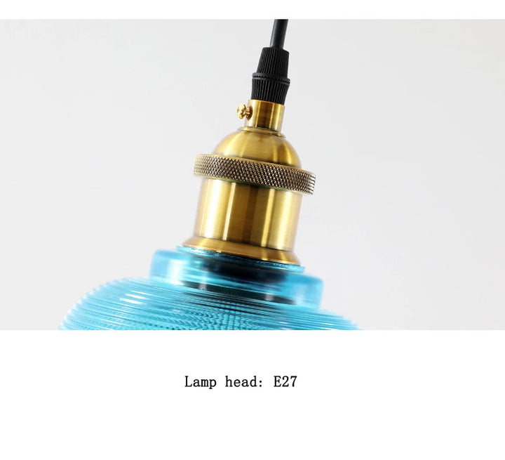 Stained glass Pendant Lights E27 holder Vintage Classic hanging lamp for Dining Room Bedroom Bedside Bar Cafe Luminaire Decor