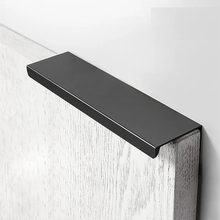 Gold Black Hidden Cabinet Pulls Aluminum Alloy Kitchen Cupboard Handles Drawer Knobs Furniture Handle Bedroom Hardware