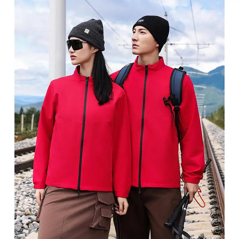 customized logo Spring Autumn Brand Men's Windproof Zipper Jacket Casual High Quality Hooded Baseball Jacket Outdoor C2366